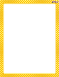 [TX27336] Polka Dots Yellow Chart Wipe -Off (55cmx 43cm)