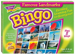 [TX6138] Famous Landmarks Bingo Ages 8 &amp; up (44wall and marks)