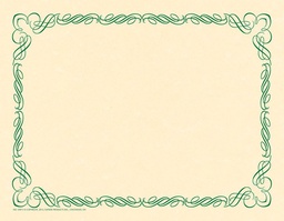 [VAX913] Arabesque Green - Border Paper