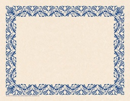 [VAX915] Art Deco Blue - Border Paper 21 1/2cm. x 28cm.(50  pk.)