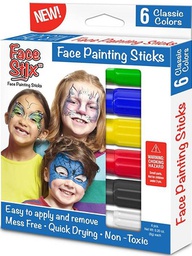 [TPG633] FACE STIX FACE PAINTING STICKS, 6 Face Sticks