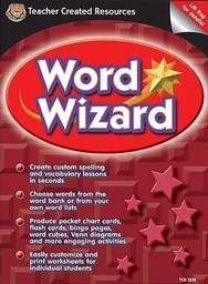 [TCRX1235] WORD WIZARD CD (Make your own tests/games) (learning vocabulary)