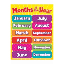[9780545196383] MONTHS OF THE YEAR CHART GR PK-5