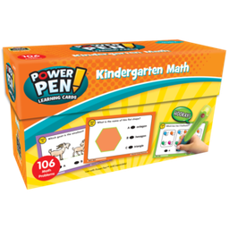 [TCR6010] Power Pen Learning Cards: Math (Gr. K) (53 double-sided cards)