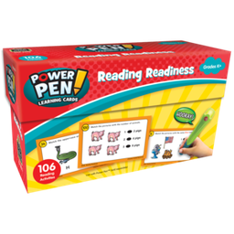 [TCR6100] Power Pen Learning Cards: Reading Readiness (53 double-sided cards)