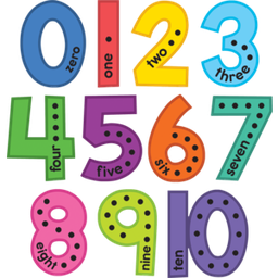 [TCR9123] Colorful Jumbo Numbers Bulletin Board (approx. 14.75&quot;=37.5 cm)