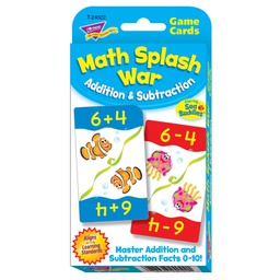 [T24022] Math Splash War Addition &amp; Subtraction (54cards)