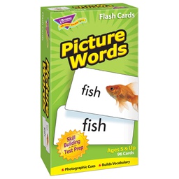 [T53004] Picture Words Flash Cards Two-sided (96cards)