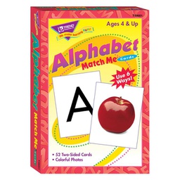 [T58001] Alphabet Match Me Cards Two-sided (52cards)