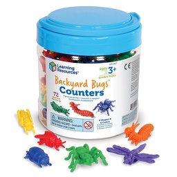[LER0457] Backyard Bugs Counters, Set of 72