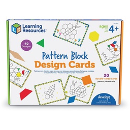 [LER6133] Pattern Block Design Cards (20 double-sided card)