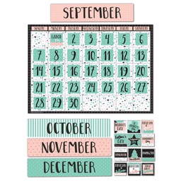[EU847088] Simply Sassy Calendar Bulletin Board Set (4panels)(17''x24'')(43.1cmx60.9cm)