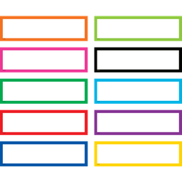 [TCR20872] Colorful Labels (30 sheets/pack)