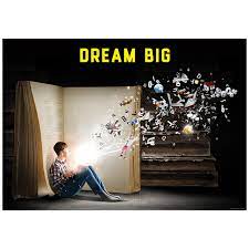 [CTPX7268] DREAM BIG     INSPIRE U POSTER (48cm x 33.5cm)