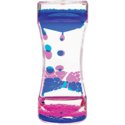 [TCR20966] Pink &amp; Blue Liquid Motion Bubbler (2''x5.3'')(5cmx13.4cm)