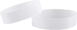 [T1VL09] WHITE - Wristco 1&quot; Tyvek Wristbands (numbered) - 500 Ct.