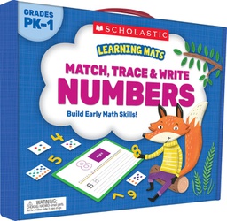[9781338239607] LEARNING MATS:  Match, Trace &amp; Write Numbers (Gr PK-1)