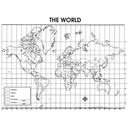 [MCM236] The World Map Activity Posters (43cm x 55.9cm) 30 sheets