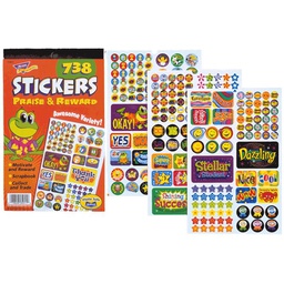 [T5011] Praise &amp; Reward Sticker Pad (738 Stickers)