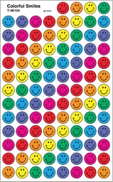 [T46134] Colorful Smiles  SuperSpots Stickers (800 Stickers)