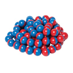 [DO736715S] Magnet Marbles - North/South Red/Blue  SINGLE