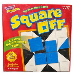 [TX76101] SQUARE OFF Puzzle Pattern GAME  AGE 6+ (23pcs)(2 SIDED)