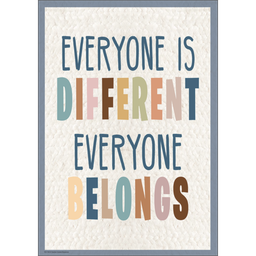 [TCR7142] EVERYONE IS DIFFERENT POSTER 19&quot;x 13.5&quot; (48cm x 35cm)