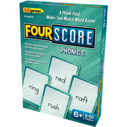 [EP66116] Four Score Card Game: PHONICS Age: 6+ (80cards)