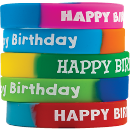 [TCR6571] HAPPY BIRTHDAY FANCY Wristbands (10 pcs)