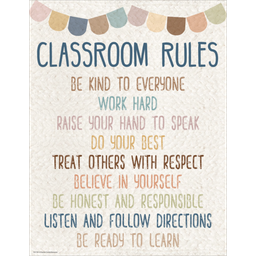[TCR7149] EVERYONE IS WELCOME CLASSROOM RULES Chart (43cm x 56cm)