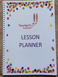 [TCCLP5] TEACHER'S CELLAR LESSON PLANNER V5 (47pgs with calender)