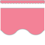 [TCR2147] Light Pink Scalloped Border Trim, 12strips 2.75''x35''(6.9cmx88.9cm), total (35'=10.6m)
