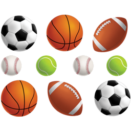 [TCR4086] Sports Balls Accents 6''(15.2cm) 30pcs