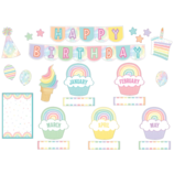 [TCR8415] Pastel Pop Happy Birthday Mini BB Set 20&quot; x 3&quot;(50.8cmx7.6) (62pcs)
