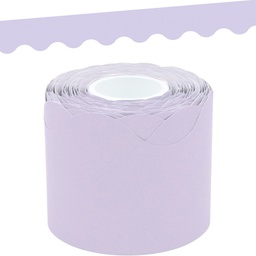 [TCR9158] Lavender Scalloped Rolled Border Trim, 3''x50'(7.6cmx15.2m)