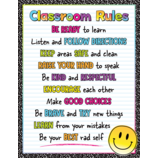 [TCRX7464] Brights 4Ever Classroom Rules Chart (sl.damaged) (43cmx55cm)