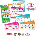 RHYMING/SIGHT WORDS/INITIAL CONSONANTS WIPE-OFF BINGO GAME