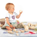 HEURISTIC PLAY BASIC SET (Age: 10 months+) (20 Wooden pcs)) (copy)
