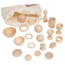 HEURISTIC PLAY BASIC SET (Age: 10 months+) (20 Wooden pcs)) (copy)