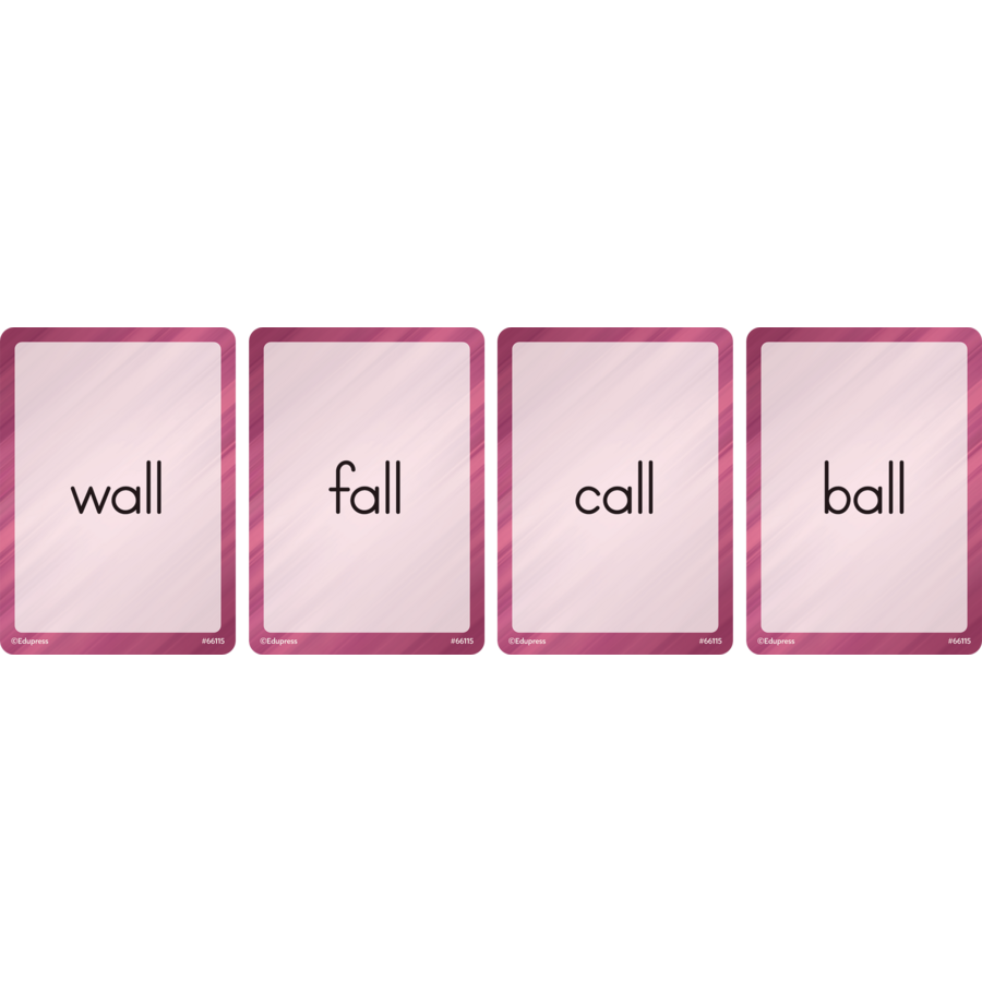 Four Score Card Game: WORD FAMILIES  Age: 6+