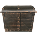 TREASURE CHEST (Plastic) 9.5"x13"x10.25" (24cm x 33cm x 26.6cm)