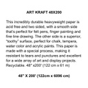 ARTKRAFT 48"x200'(121.9cmx60.9m) AQUA BLUE