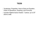 Algebra Basics includes Discovery Guide w/ Creative Activities  (25'' (63.5cm) (7pcs)