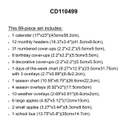 Black White &amp; Stylish Bright Calendar BB Set  (89pcs)