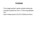 Chalkboard Brights Cursive Writing Bulletin Board (9) panels