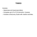 Color Splash Alphabet Line Zaner-Bloser Cursive BB Set  Uppercase &amp; Lowercase Letters (  (7pcs)