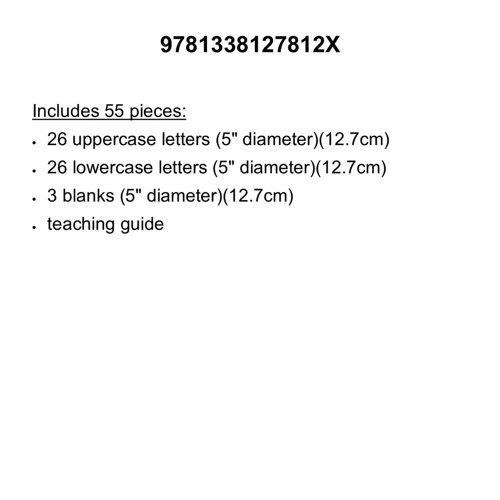 Color Your Classroom Alphabet B.B.Set (52)