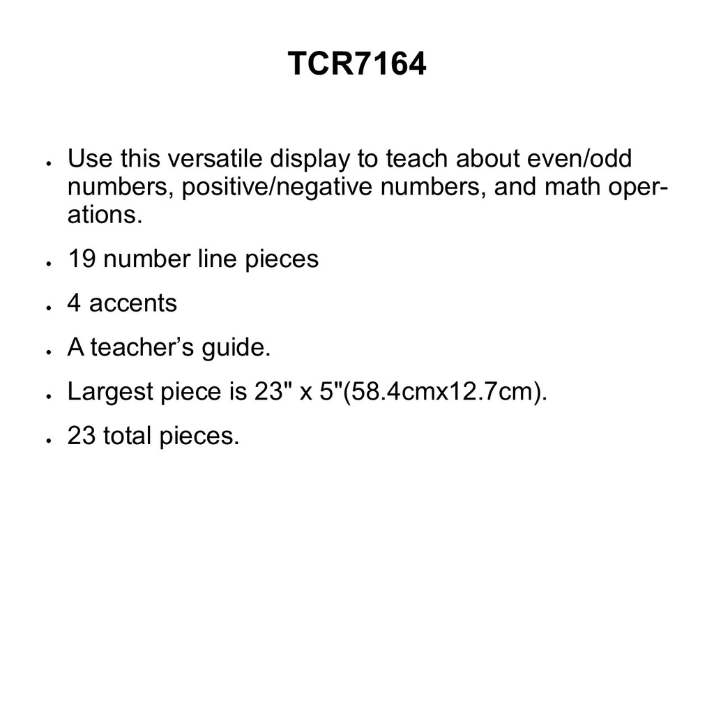 EVERYONE IS WELCOME NUMBER LINE (-20 to 120)  BULLETIN BOARD SET (22pcs)