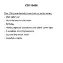 ONE WORLD  CALENDAR BB SET (134pcs)