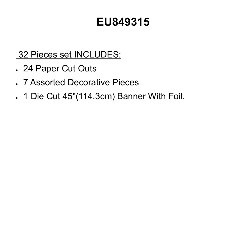 PEANUTS READING DOOR DECOR KIT (24pcs)